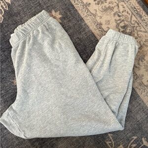 H&M Gray Sweatpants Elastic Cuffed Joggers